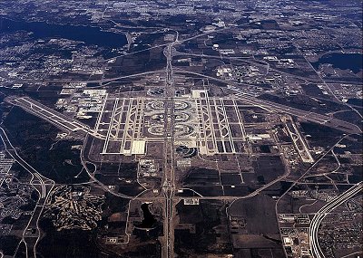 DFW aerial view