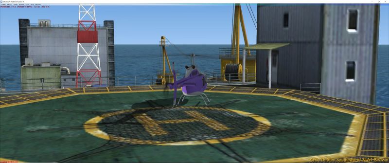 Landed on the KAKIKA oil platform