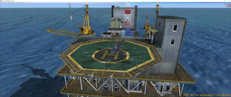 Landed on the Maddog platform