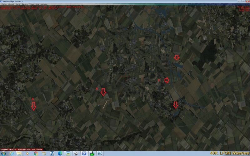High Alt. Recce Photo of St. Omer