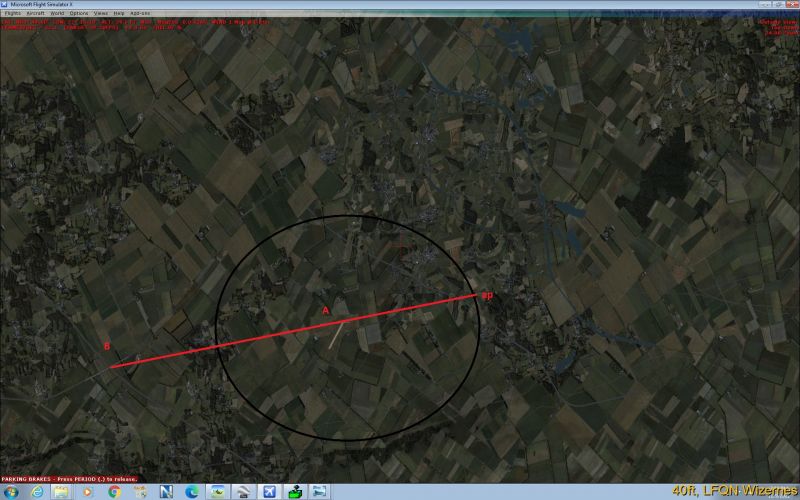 Mission 003 aim point diagram