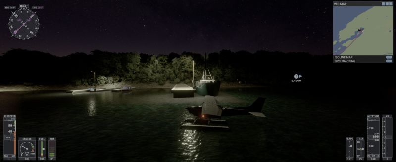 Night Flight at Windigo Ranger St.