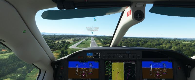 1 Appr. Rwy 23 at Greeneville Airpt.