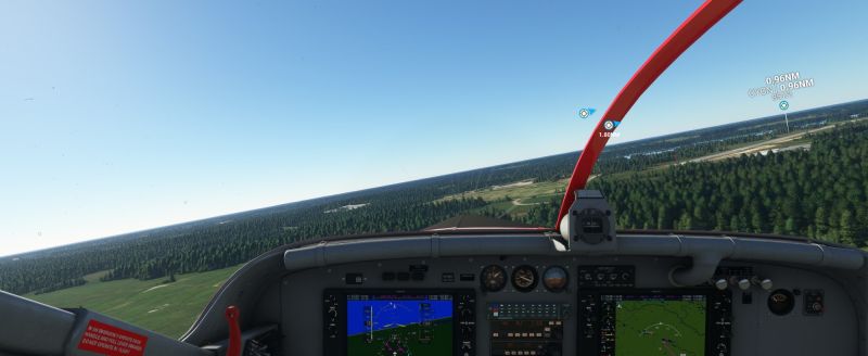 4 Landing on Rwy 13  where our farm use to be.